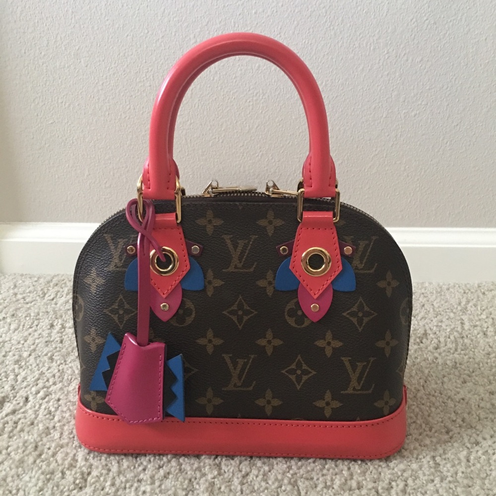 Louis Vuitton Alma BB Totem Flamingo